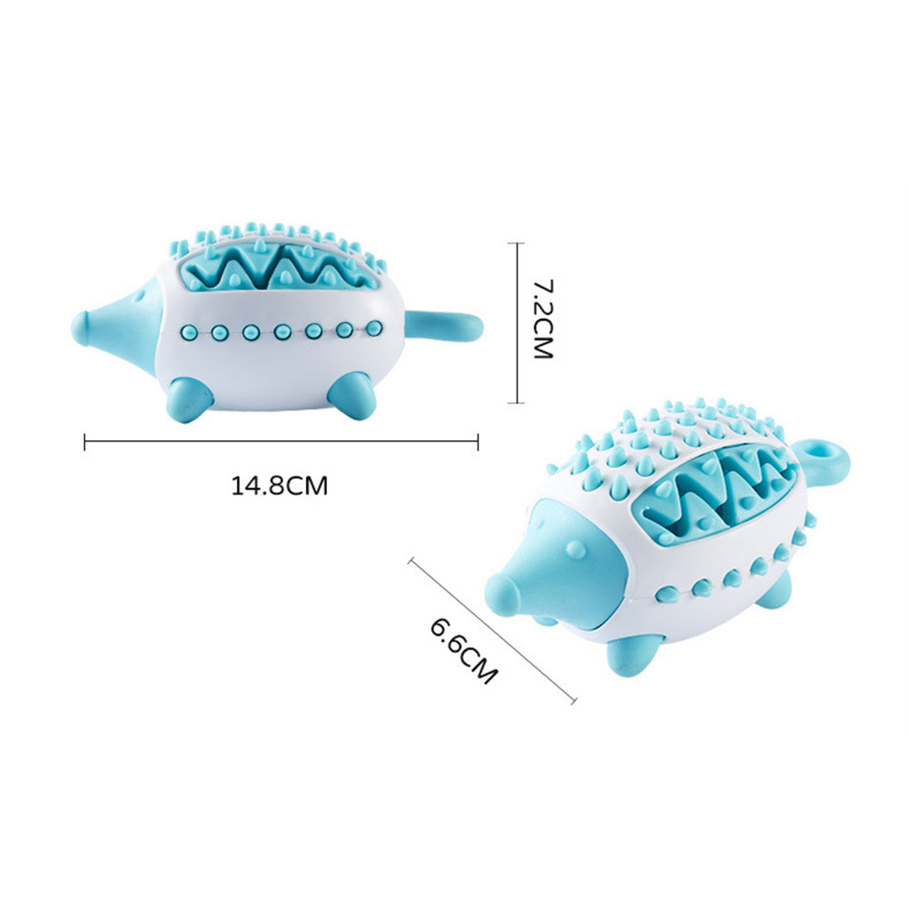 hedgehog Shape Dog Toy Leaking Food Toys For Small Large Dogs Cat Chewing Toys Pet Tooth Cleaning Indestructible Puppy Toys Ball Molar Tooth Cleaning Stick