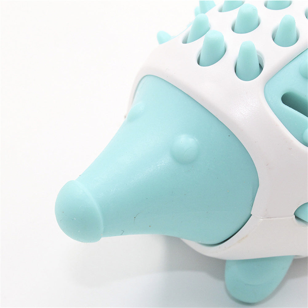 hedgehog Shape Dog Toy Leaking Food Toys For Small Large Dogs Cat Chewing Toys Pet Tooth Cleaning Indestructible Puppy Toys Ball Molar Tooth Cleaning Stick