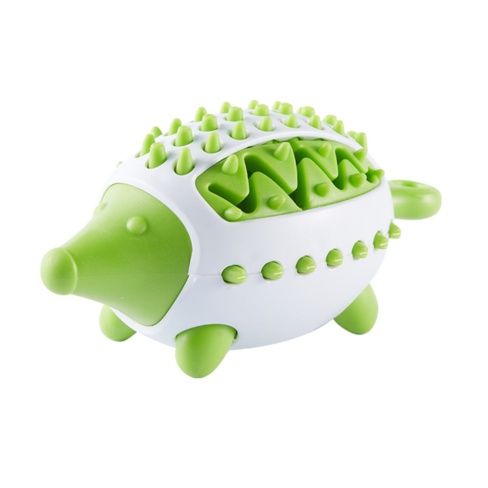 hedgehog Shape Dog Toy Leaking Food Toys For Small Large Dogs Cat Chewing Toys Pet Tooth Cleaning Indestructible Puppy Toys Ball Molar Tooth Cleaning Stick