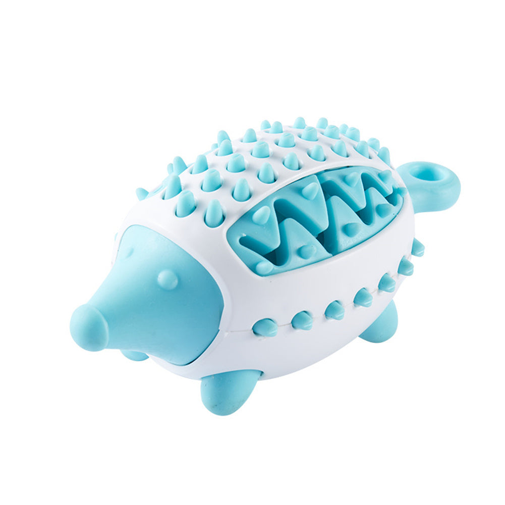 hedgehog Shape Dog Toy Leaking Food Toys For Small Large Dogs Cat Chewing Toys Pet Tooth Cleaning Indestructible Puppy Toys Ball Molar Tooth Cleaning Stick